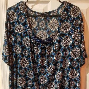 Short sleeve dress blouse